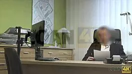 Kristy black trades tight pussy for tattoo saloon cash in hardcore office anal casting interview