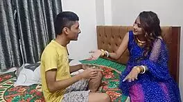 skinny boy pounds wet desi pussies in steamy indian ffm threesome