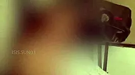 amateur couple rushes home for wild bed fuck with squirting and cumswap