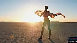 Hey brunette teen Willa Prescott wanna see my big natural tits outdoor striptease?