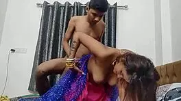 skinny boy pounds wet desi pussies in steamy indian ffm threesome
