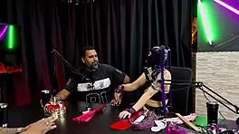 madame agatha smooths jeff negao cock kisses tits in bdsm session