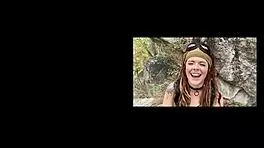 nerdy redhead drools sloppy on huge cock in festival outfit