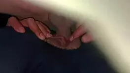 amateur goddess spreads pink pussy for double vaginal and triple anal