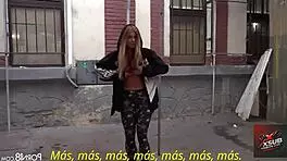 chrissy fox unleashes wild energy with spanish subtitles