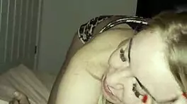 Step son big dick sucked then fucks wet pussy