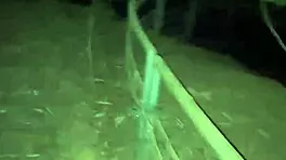 hot girlfriend's big boobs bounce in jungle hardcore fuck