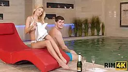 Rim4K! Tiny-Titted Actress Rims Obsessed Young Stud!