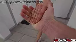 Petite Tess Masturbates Before Intense Hardcore Pounding