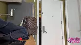 called partner over to tease two fresh young cuties around