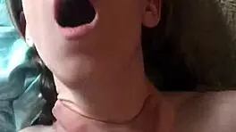 Pigtails blonde milf deepthroats before bent over doggystyle pounding