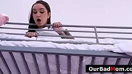 Stepdaughter swaps for daddy's cock in college hardcore riding session