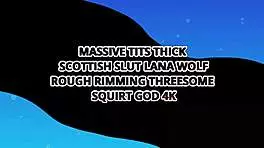 brad knight pounds lana wolf's throat in brutal face fuck domination