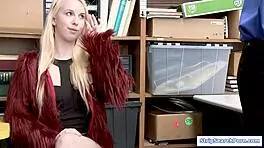 stripsearchporn officer rips clothes fucks hairy teen shoplifter hard