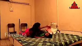 sexy indian beauty goes wild with young stud in hot encounter