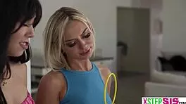 ring toss game on my cock with chloe temple and bianca bangs