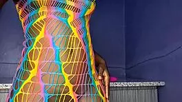 creamy chocolate pussy tempts for deep licking and orgasm