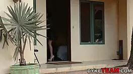 Watch This Milf Scissor Hot Lesbian Teen To Explosive Orgasms!