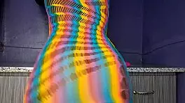 creamy chocolate pussy tempts for deep licking and orgasm