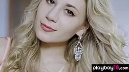 skinny ukrainian blondie daria lytvyn strips naked and poses sexy!