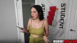 curious young brunette tempts older beauty into intense anal pounding