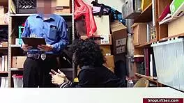 Officer, wanna ram your cock deep in this busty latina shoplifter?