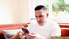 Step Bro Thrusts Deep Into Tight Pussy Action