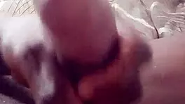 african man's juicy solo assfucking masturbation session