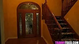 trans babe annabelle lane surprises gabriel dalessandro with unexpected visit