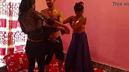 hanif pounds sumona and popy in wild desi threesome frenzy!