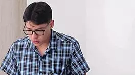 Sexy milf spreads ass for virgin boy's rough anal creampie