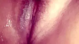 gf toys her pussy with my gift till she squirts 💦😍