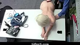 i catch this small tits teen 18+ shoplifting and give her a hardcore facial after bending her over