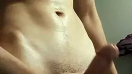 WOW French Amateur Strokes Monster Cock to Explosive Cumshot Facial Frenzy!