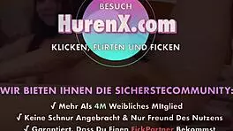 Horny german teen craves hard dildo pounding deep inside