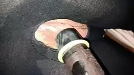 WILD AMATEUR STREETWHORE'S WET PUSSY POUNDED IN TRIPLE ANAL FRENZY!