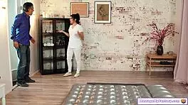 petite babe delivers neighbor nuru massage