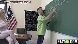 Hey professor, solve my pussy problem already? 😏 Gigi Sweets rides Luke Longly hard 🔥💦