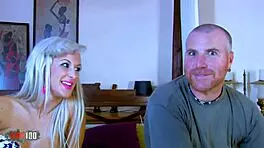 Horny nasty blonde babe big tits pussy squirting deepthroat hardcore shag