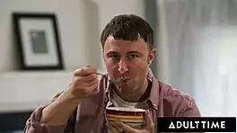 Horny pawg Siri Dahl rides scrawny guy before cuckold eyes!