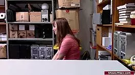 Guard fuck me hard to skip jail!