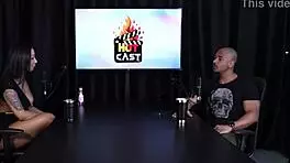 Suggestive Interview With Sexy Latina Nerd In Lingerie BDSM Casting Outdoor