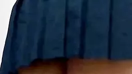 after begging she finally gives up virgin ass for creampie outdoor