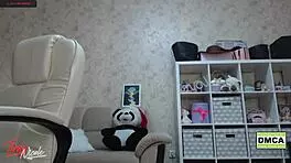 Popular webcam model Mia dances privately for fans