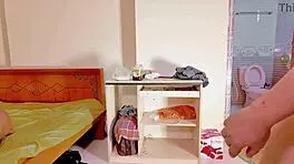 two sexy babes' tits bounce wildly in rough first-time ffm fuck... ugh so hot