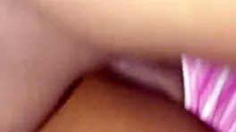 petite wet pussy stretched by monster cock panty fuck