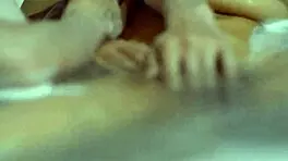 cute petite friend rides hard cock creampie finish