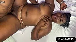 thick african bbc stretches horny ebony bbw tight pussy hard