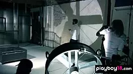 petite babe willow, spank me blindfolded for the first bdsm cameras