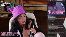 exotiqfox edges gooning live with fans in filipina frenzy